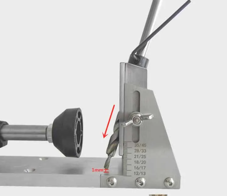 Plantilla Jig para colocar tornillos inclinados Pocket Hole pro