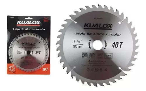 Disco De Sierra Circular P/madera 185mm 7.1/4''-40d Buje 22mm