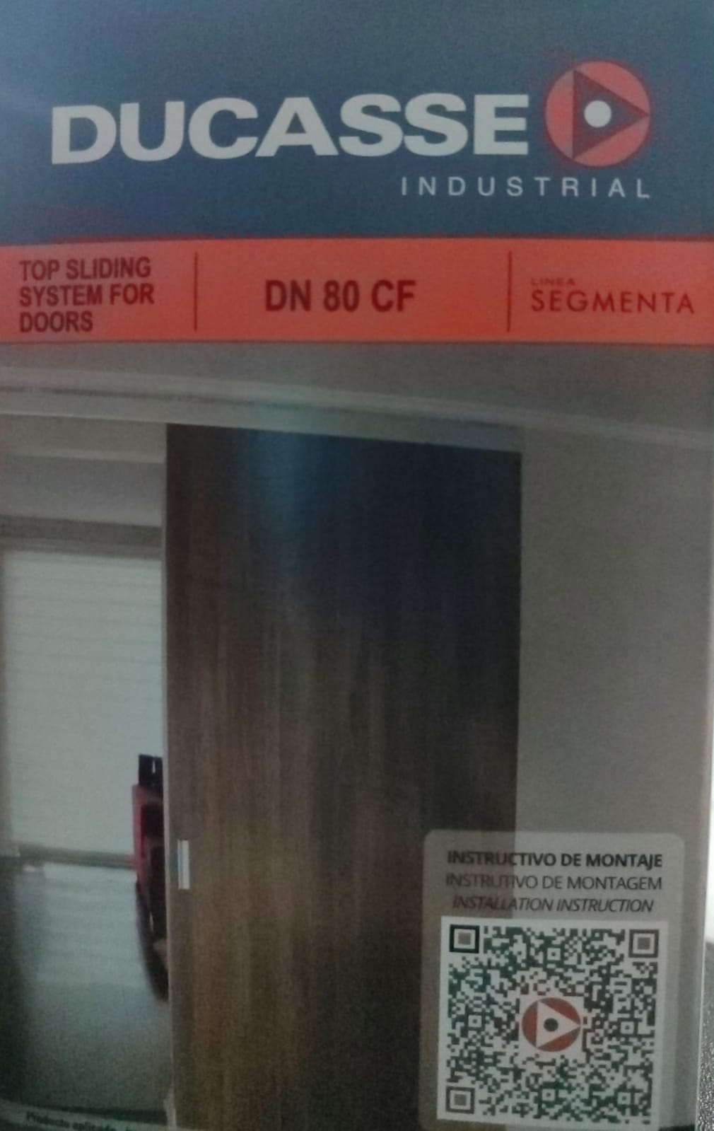 Kit para puerta corrediza ducloset (kit para dos puertas)