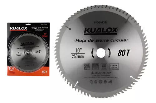 Disco De Sierra Circular P/madera 250mm 10''-80d Buje 250mm)
