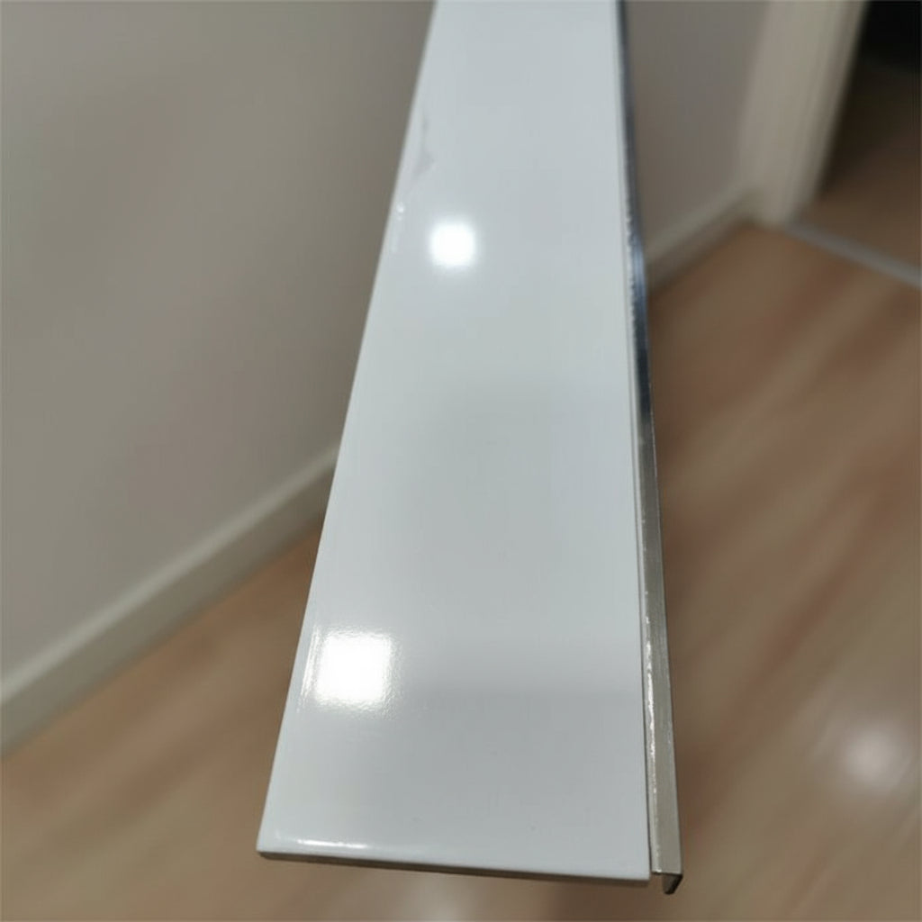 Zocalo, Rodapie P/bajo Mesada Pvc color Blanco 3m ( 100mm)