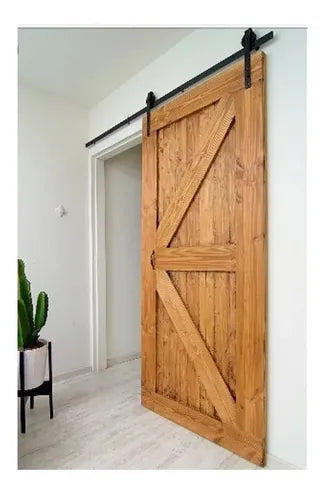 Kit Para Puerta Corrediza Tipo Rústica Granero Rancho 2m