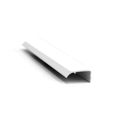 Perfil tirador tipo pestaña color blanco 2.6m de encastre
