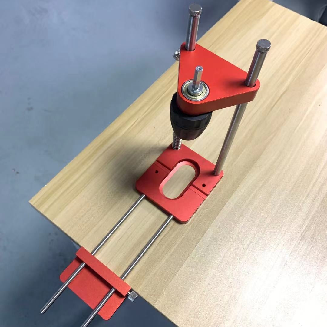 Plantilla soporte para taladro multifuncion en aluminio mecanizado