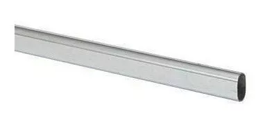 Barrote oval hierro cromado 3 metros