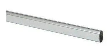 Barrote oval hierro cromado 3 metros