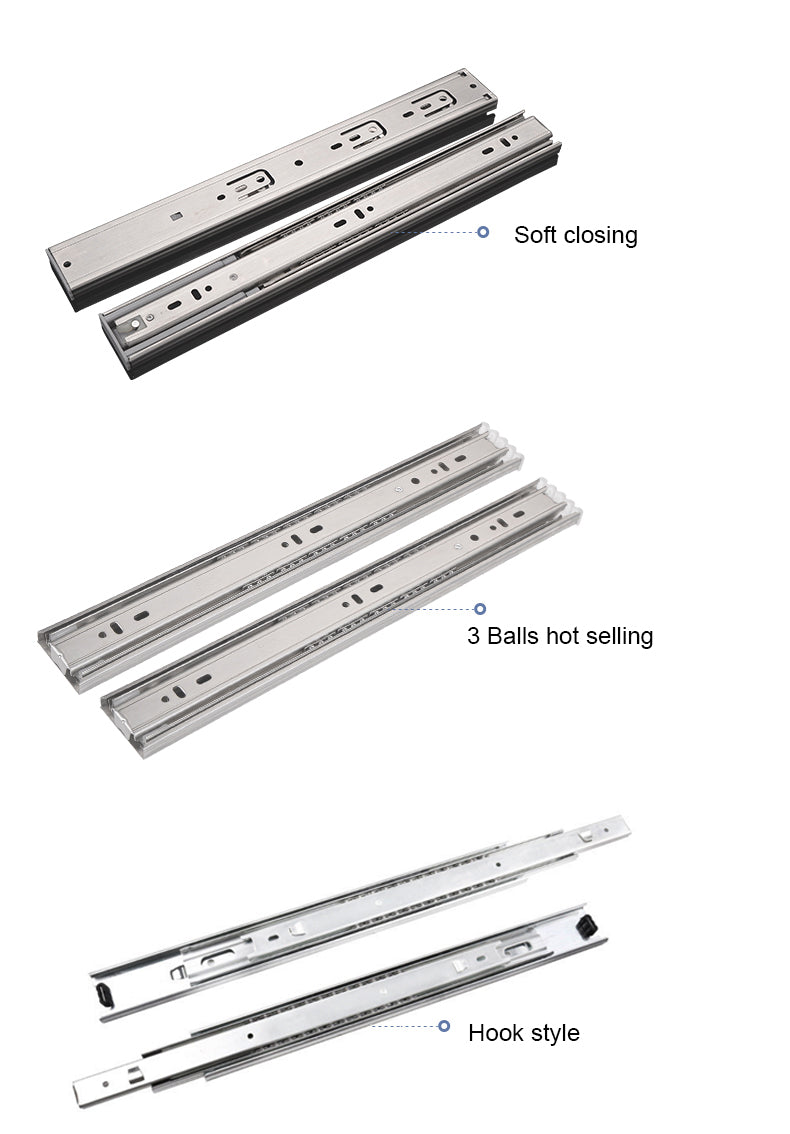 Correderas telescòpicas 45mm x 400mm