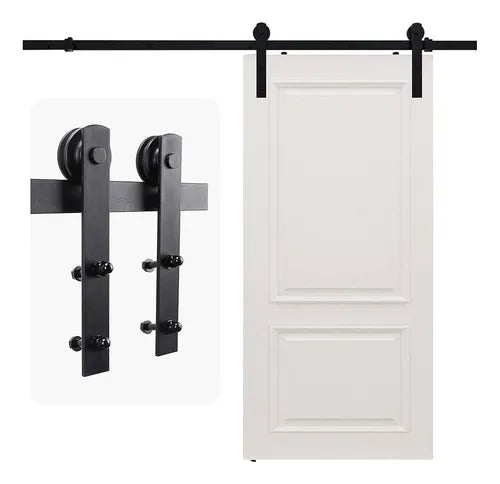 Kit Para Puerta Corrediza Tipo Rústica Granero Rancho 2m