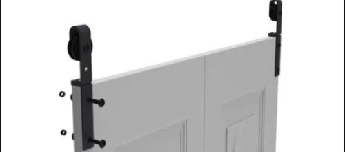 Kit Para Puerta Plegable Tipo Rústica Granero Rancho 1.2m