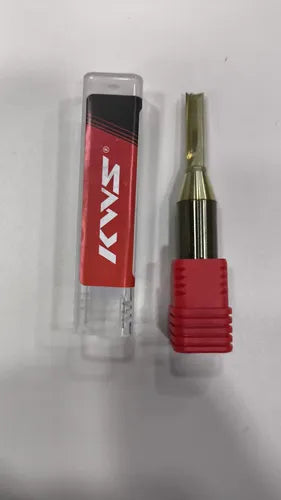 Fresa Recta 2 Dientes Kws Vastago 1/2 D6mm Industrial