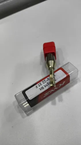 Fresa Recta 3 Dientes Kws Vastago 1/2 D6mm Industrial
