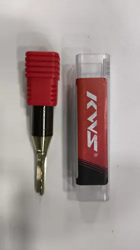 Fresa Recta 3 Dientes Kws Vastago 1/2 D6mm Industrial
