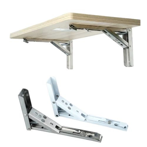 Mensula Rebatible 35cm color blanco (par)