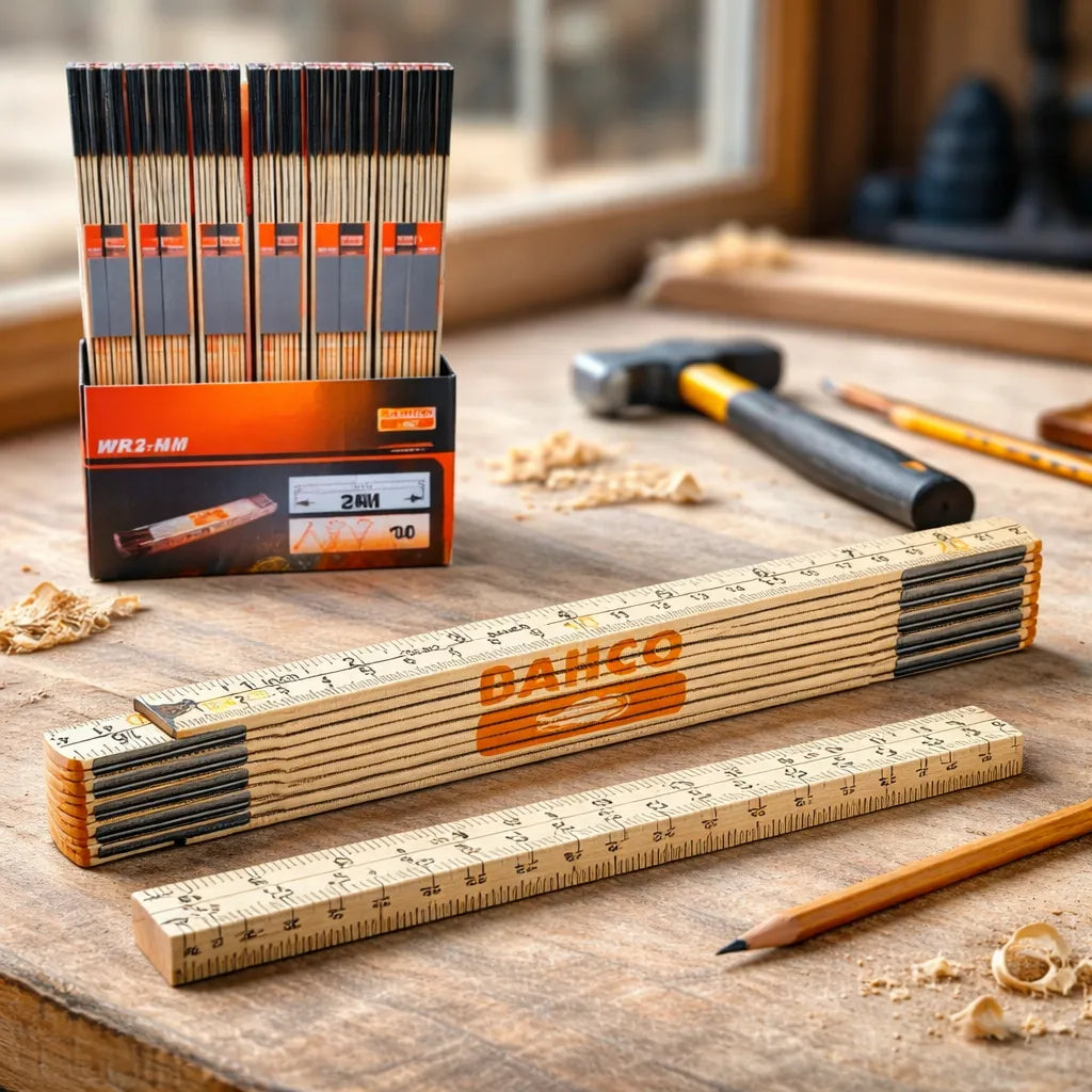 Metro Plegable De Madera 2mts Bahco