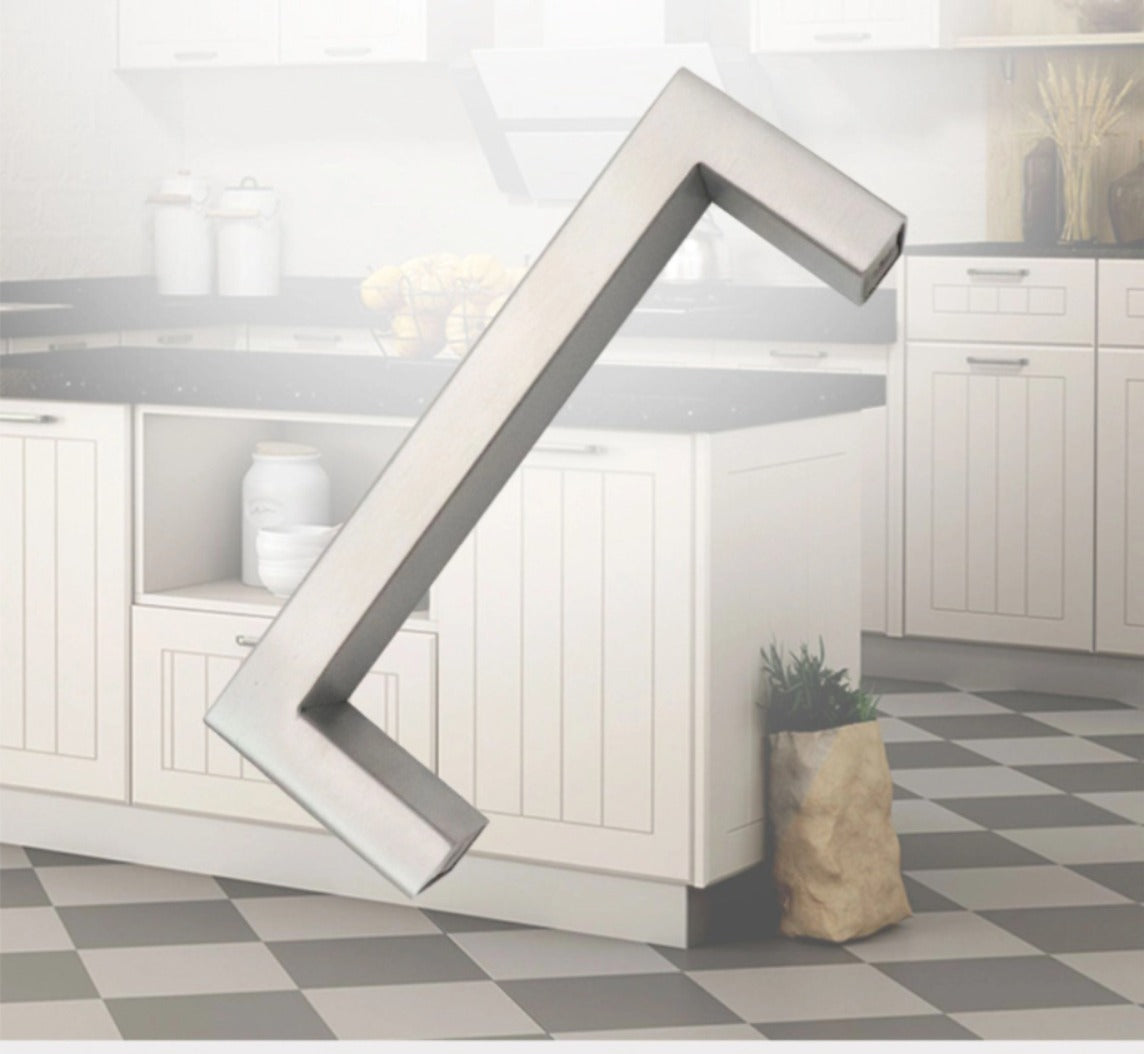 Tirador Quaddro 128mm Acero Inoxidable