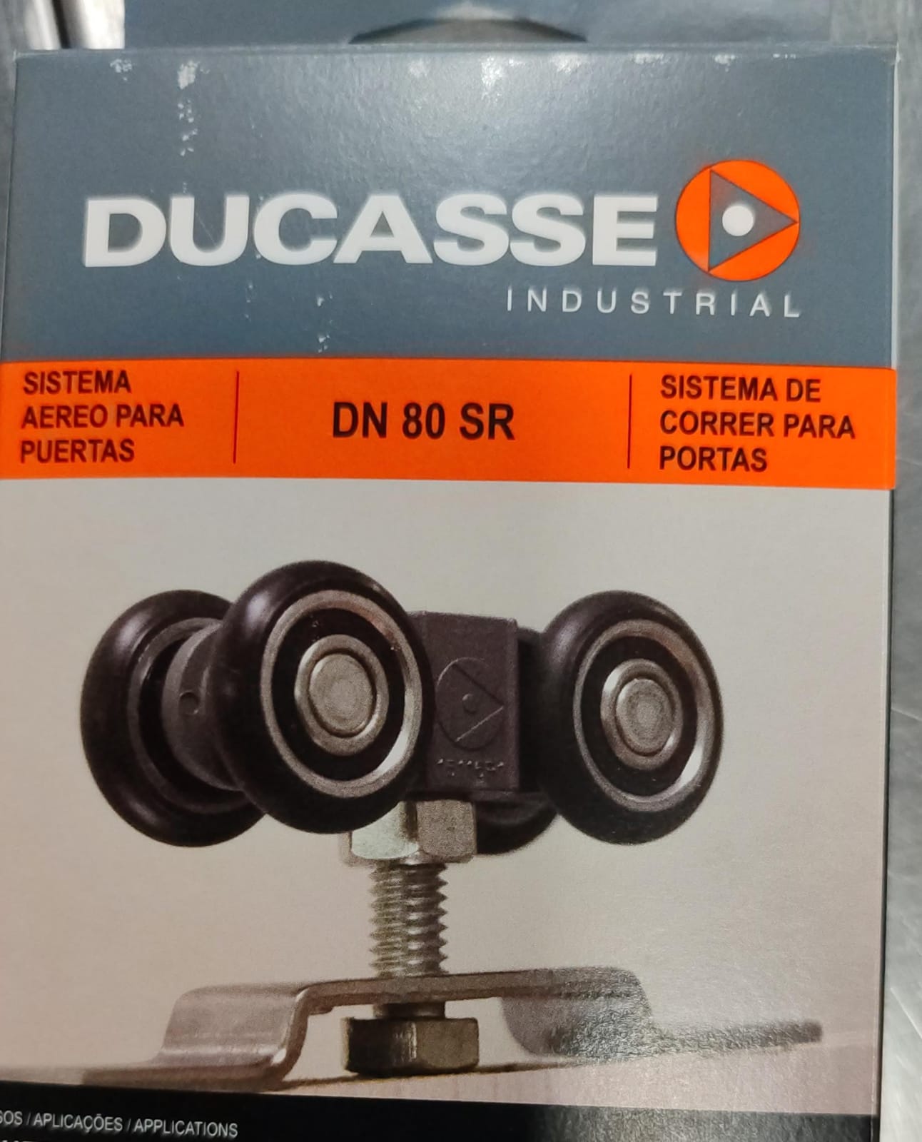Sistema para puerta corrediza DN80SR Ducasse (cuelga arriba)