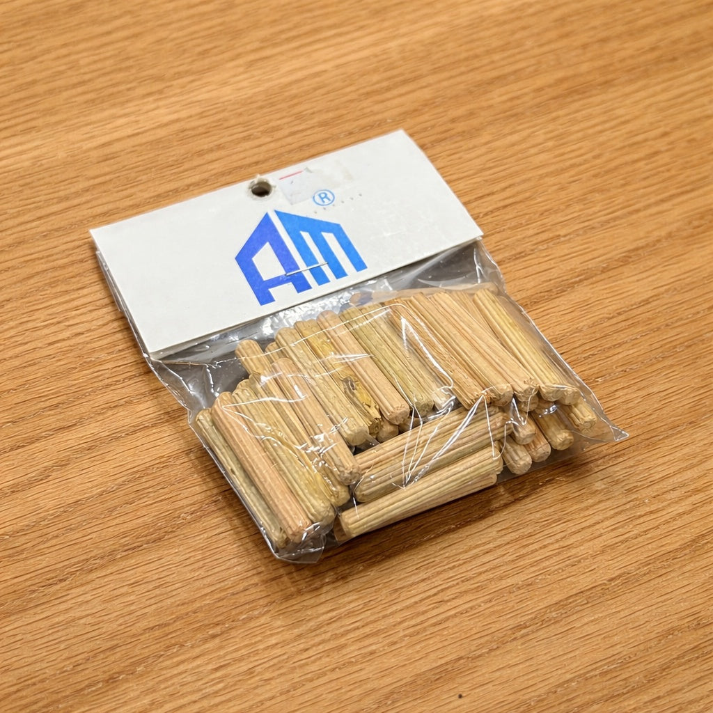 Tarugos de madera 6mm x 40mm 50/Unidades