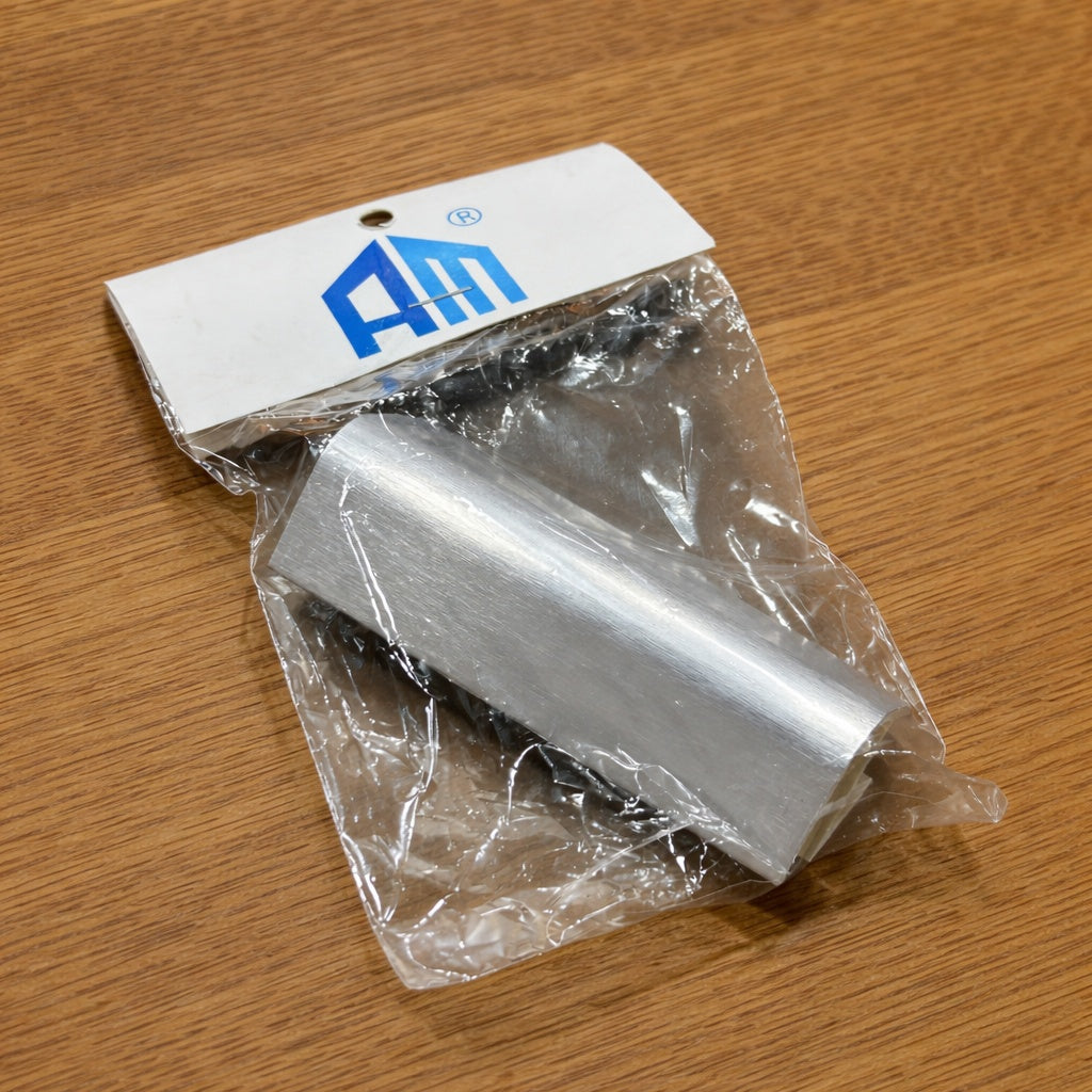 Conector de zocalos 100mm 90 grados Aluminizado