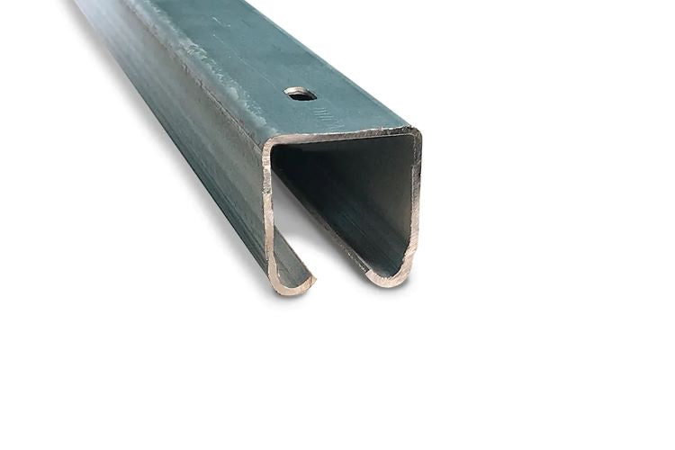 Riel Ducasse U100 para corrediza de colgar 3 metros hierro Galvanizado