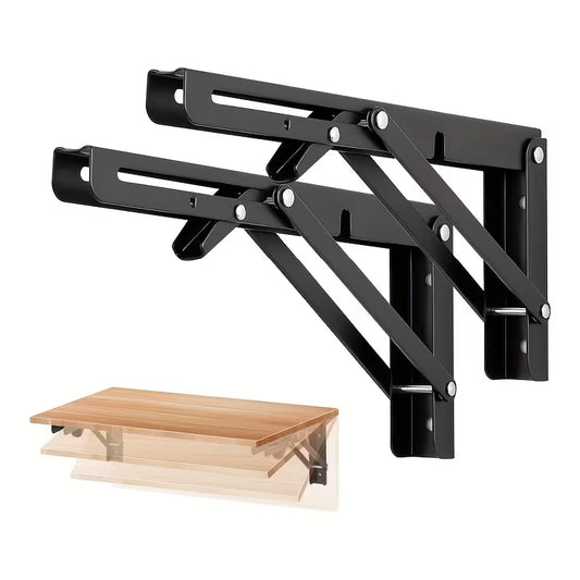 Mensula Rebatible 30cm color negro (par)