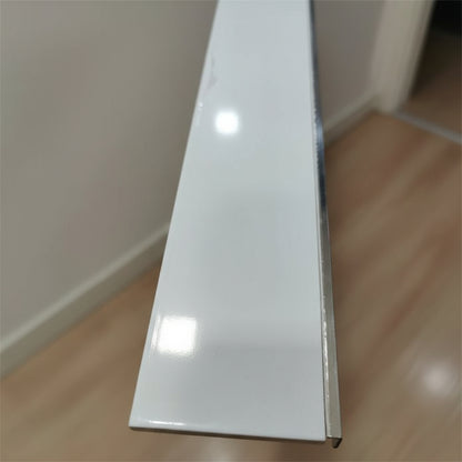 Zocalo, Rodapie P/bajo Mesada Pvc color Blanco 3m ( 100mm)