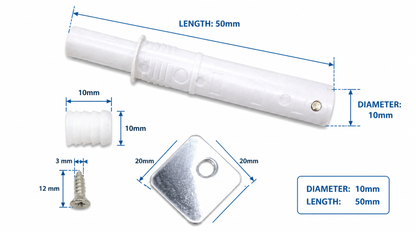 Reten Magnético Push de embutir diametro 10mm