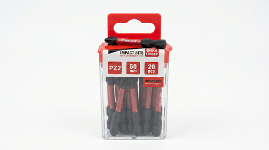 Pack De 20 Puntas Atornilladora Pozi Drive PZ2 Magnéticas  Impacto Ultra duracion