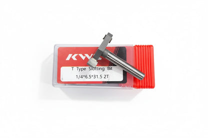 Fresa de ranurado  T KWS Vastago 1/4" diametro 31.5mm Altura de corte  6.5mm