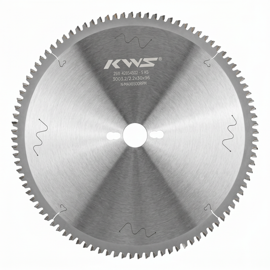 Disco de sierra KWS para melamina dos caras sin pre corte diametro 300mm (12")