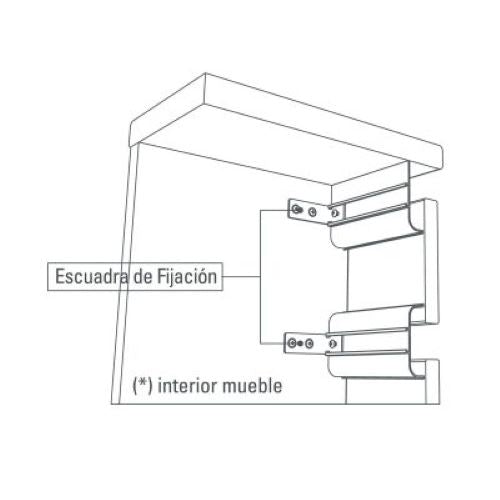 Perfil Tirador Gola C Aluminio 3m