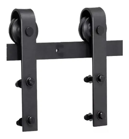 Kit Para Puerta Corrediza Tipo Rústica Granero Rancho 2m