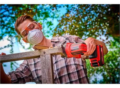 Mini Lijadora De Banda Inalambrica Einhell Te-bf 18 Li Sin Bateria Color Rojo