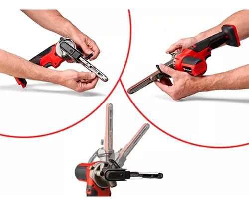 Mini Lijadora De Banda Inalambrica Einhell Te-bf 18 Li Sin Bateria Color Rojo