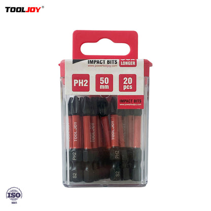 Pack De 20 Puntas Atornilladora PH2 Magnético Impacto