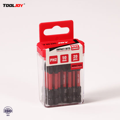 Pack De 20 Puntas Atornilladora PH2 Magnético Impacto