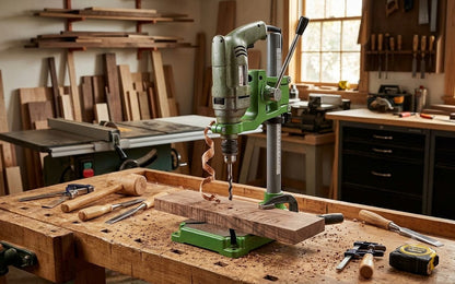 Soporte de taladro con rotación multipropósito