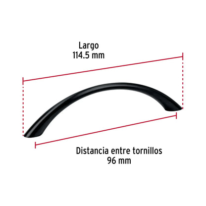 Tirador Arco 96 mm Negro