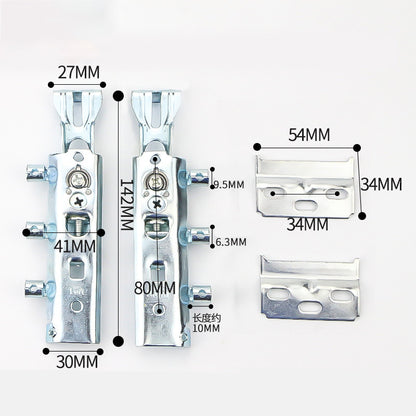 Colgador, Amure de pared metálico