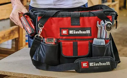 Porta Herramientas Maletin Bolso Rigido Einhell Color Rojo