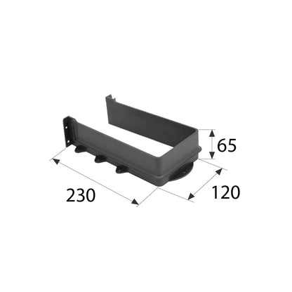 Codo «u» Para Bajo Mesada Pvc Gris Meaton