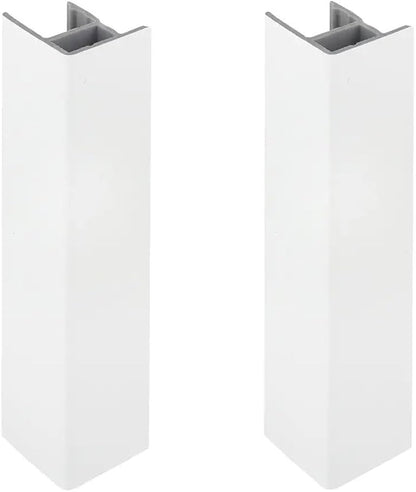 Conector para zòcalo 90 grados 100mm de altura Blanco