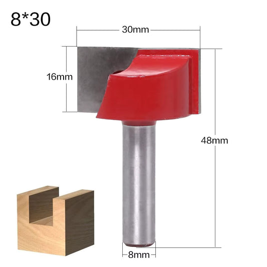Fresa de ranurado y replanado vastago 8mm diametro 30mm