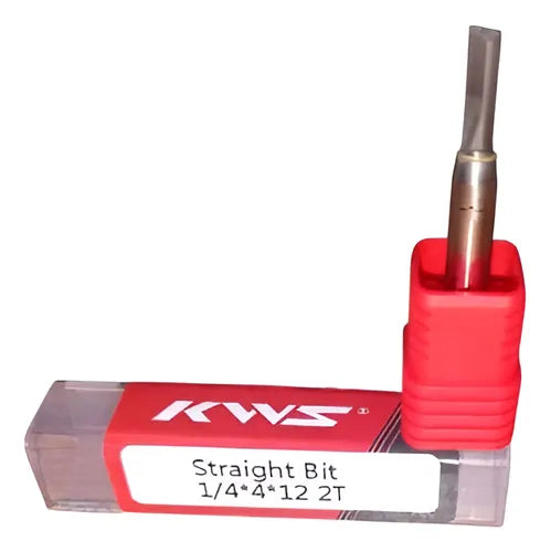 Fresa Kws Corte Vastago 1/4 4mm X 12mm 2th Industrial