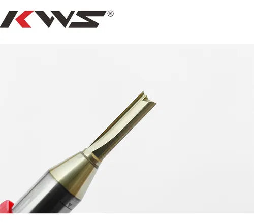Fresa Recta 3 Dientes Kws Vastago 1/2 D6mm Industrial