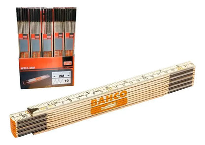 Metro Plegable De Madera 2mts Bahco