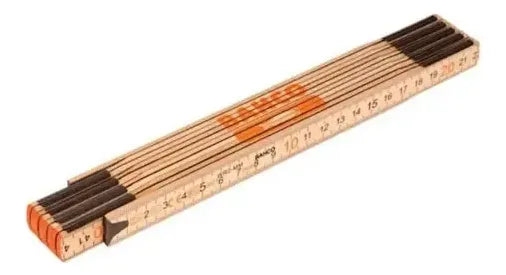 Metro Plegable De Madera 2mts Bahco
