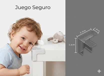 Protector  Esquinero silicona anticolisión Pack 4 unidades