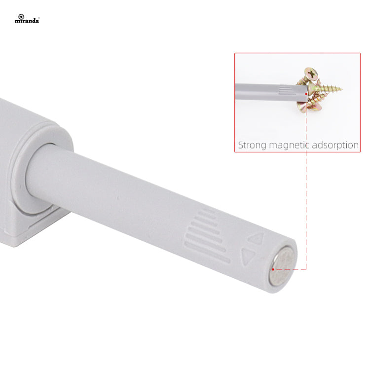 Push Latch Dual Reten Magnético Expulsor Embutir, Sobreponer