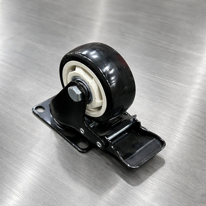 Rueda con freno 75mm