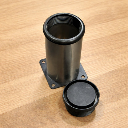 Pata Inox Circular 50mm x 120mm